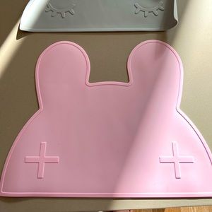 Two baby placemats
